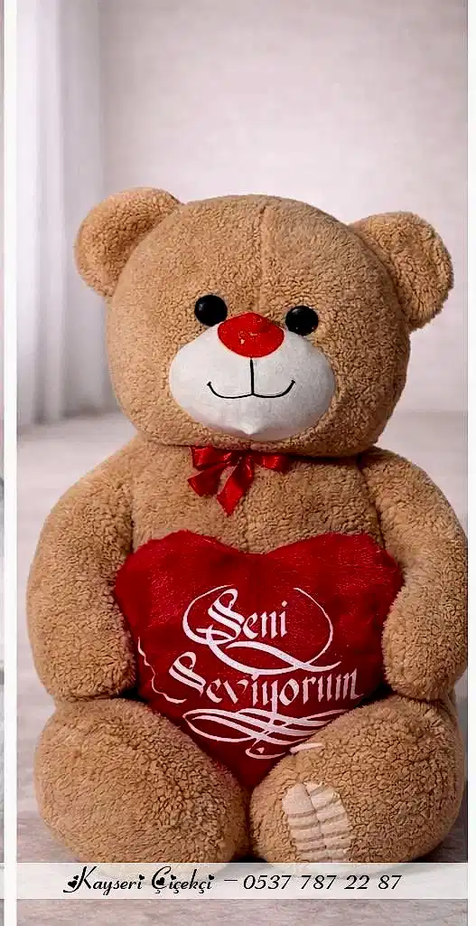 100-120 Cm Kahverengi Peluş Ayıcık