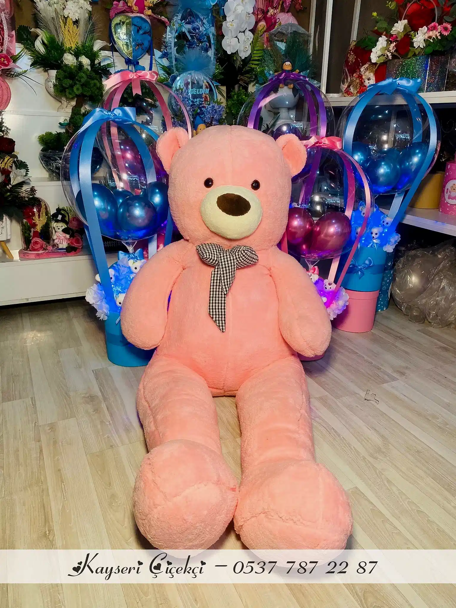 180 Cm Dev Peluş Ayı