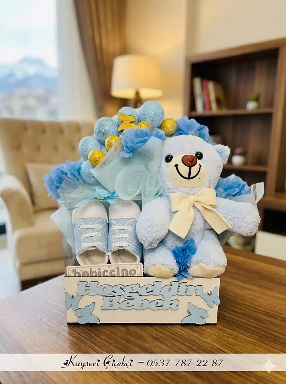Hoşgeldin Bebek: Mavi Patik Aranjmanı