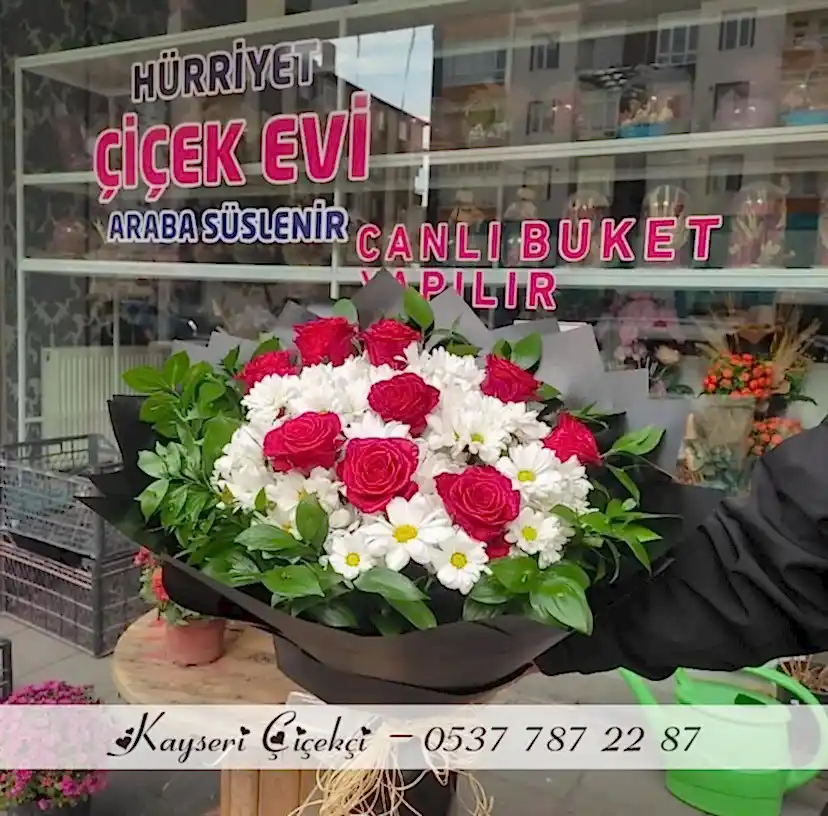 Papatya Gül Buketi